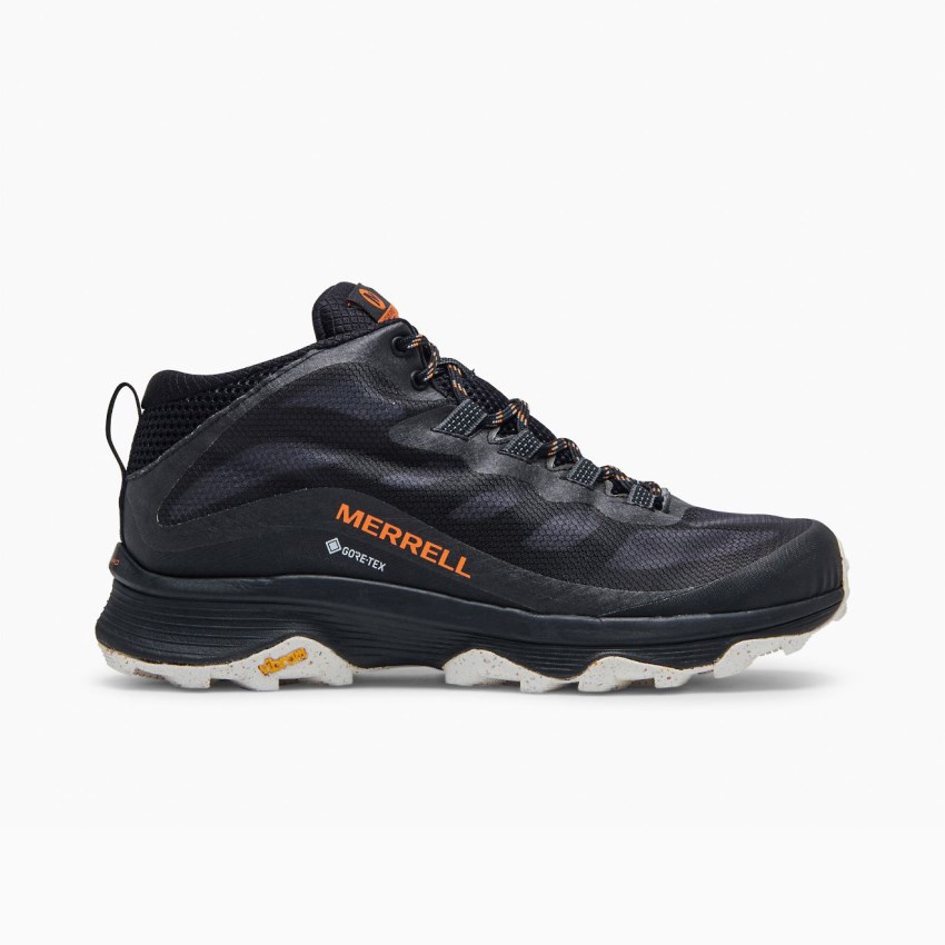 Chaussures Randonnée Merrell Moab Speed Mid GORE-TEX Noir Homme | C.B.FVBC